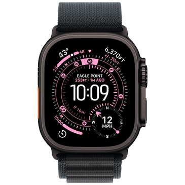 Apple Watch Ultra 3 49mm Preto (Bracelete De Nylon Preta L)
