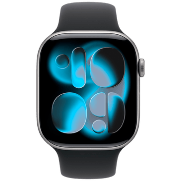 Apple Watch Series 11 46mm 5G Cinzento (Bracelete De Borracha Preta S/M)