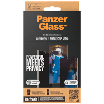 Panzerglass Vidro Temperado Privacy Protetor De Ecrã Samsung Galaxy S24 Ultra