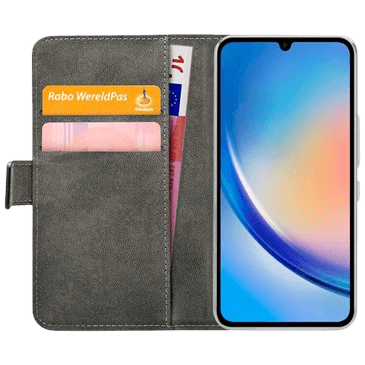 Mobilize Pu-Couro Book Capa Preto Samsung Galaxy A34