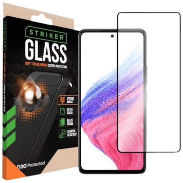 Striker D3O Vidro Temperado Edge To Edge Protetor De Ecrã Samsung Galaxy A52/A52S 5G/A53 5G