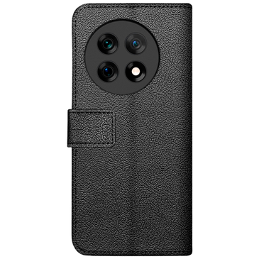 Just in Case Pu-Couro Book Capa Preto OnePlus 13