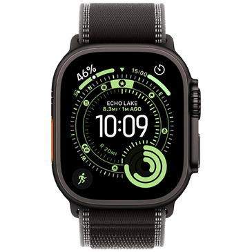 Apple Watch Ultra 3 49mm Preto (Bracelete Em Tecido Preto M/L)