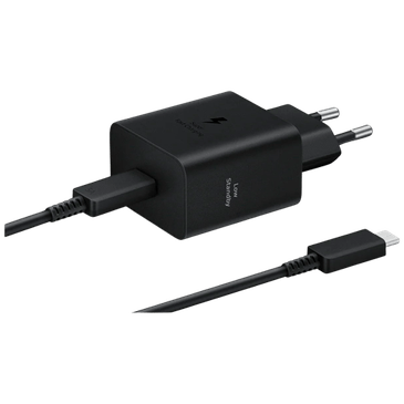 Samsung USB-C Carregador Rápido 45W + USB-C Cabo Ep-T4510 Preto