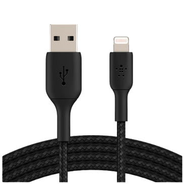 Belkin Boost Charge Lightning Cabo Braided 3 Metros Preto