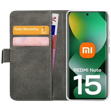 Mobilize PU-Couro Book Capa Preto Xiaomi Redmi Note 15/15 5G