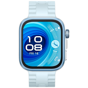 Huawei Watch Fit 4 Pro Prata (Bracelete De Borracha Azul)
