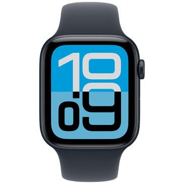 Apple Watch SE 3 44mm Azul Escuro (Bracelete De Borracha Azul Escura M/L)