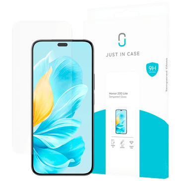 Just in Case Protector De Ecrã Transparente De Vidro Temperado Honor 200 Lite