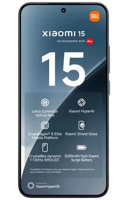Xiaomi 15 12GB/512GB Preto