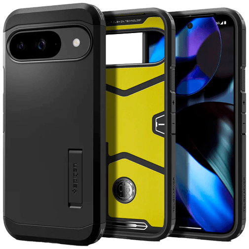 Spigen Tough Armor TPU Back Cover Preto Google Pixel 9/9 Pro