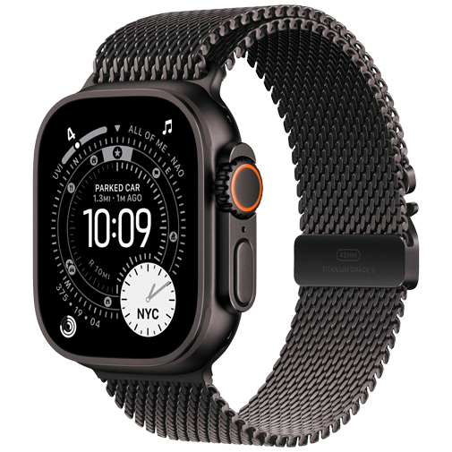 Apple Watch Ultra 3 49mm Preto (Preto Milanese Correia S)