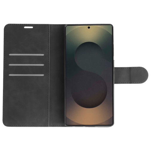Just in Case Amovível PU-Couro Book Capa Preto Samsung Galaxy S26 Ultra