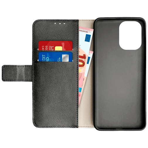 Just in Case PU-Couro Book Capa Preto POCO X8 Pro Max