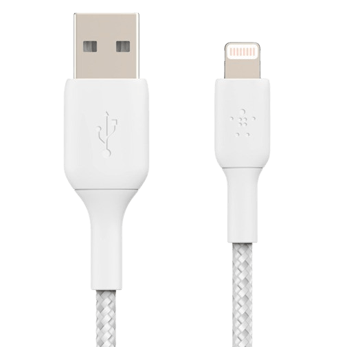 Belkin Boost Charge Lightning Cabo Braided 3 Metros Branco