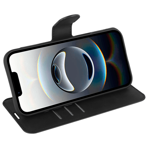 Just in Case PU-Couro Premium Book Capa Preto Apple iPhone Air
