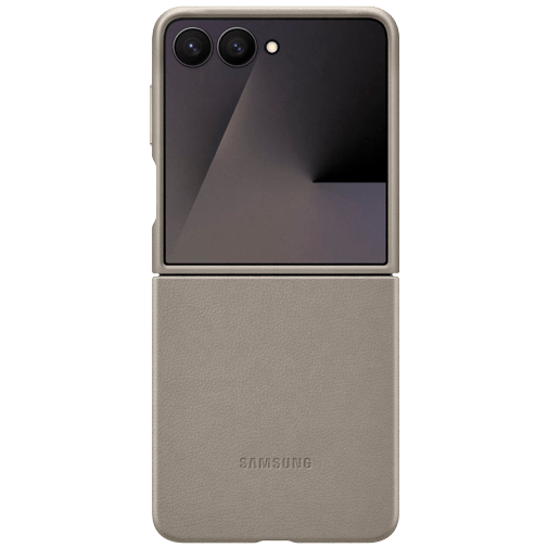 Samsung Kindsuit PU-Couro Back Cover Cinzento Samsung Galaxy Z Flip 7