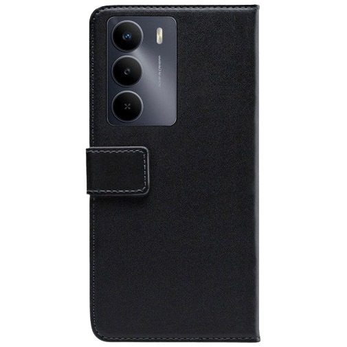Mobilize Pu-Couro Book Capa Preto Realme 14x 5G