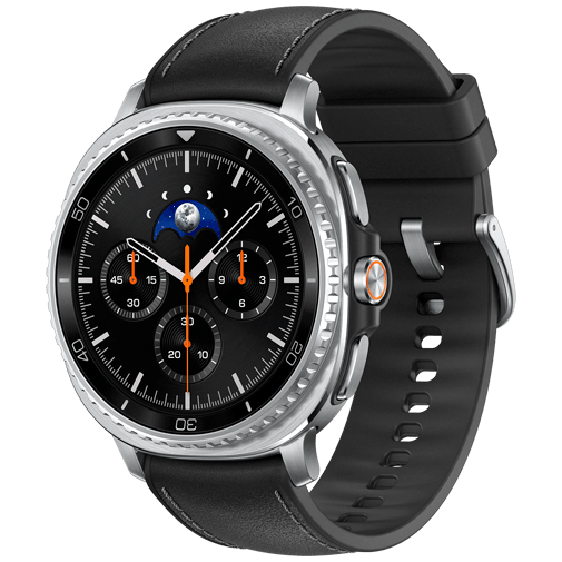 Samsung Galaxy Watch 8 Classic Prata (Correia Preto)
