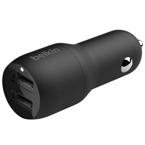 Belkin Boost Carregador de Automóvel Rápido Dual USB 12W Preto
