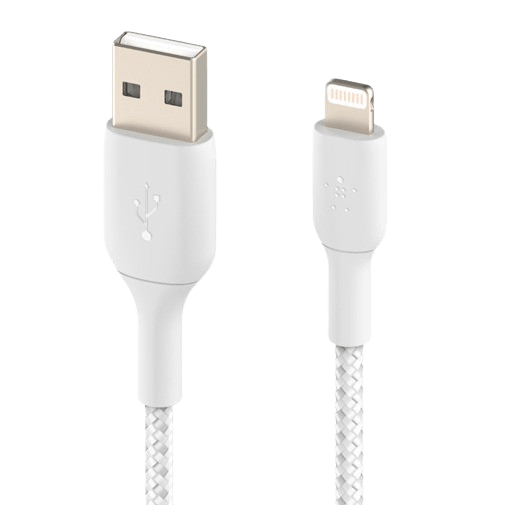 Belkin Boost Charge Lightning Cabo Braided 3 Metros Branco