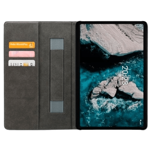 Mobilize Book Case Couro-PU Preto Nokia T20