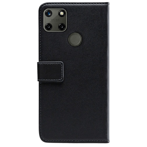 Mobilize Book Case Couro-PU Preto Realme C25Y