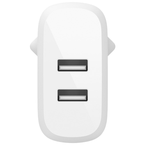 Belkin Boost Charge Dual USB Fast Charger 12W Branco
