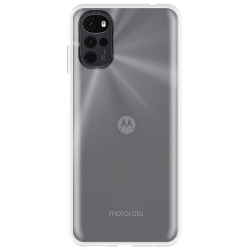 Just in Case TPU Back Cover Transparente Motorola Moto G22