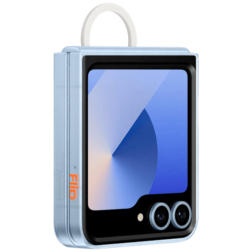 Samsung TPU Back Cover com Anel Transparente Samsung Galaxy Z Flip 6/Flip 7 FE