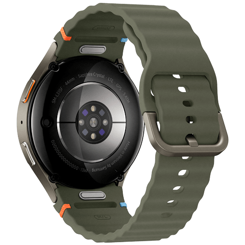 Samsung Galaxy Watch 7 4G 44mm Verde (Bracelete De Borracha Verde)