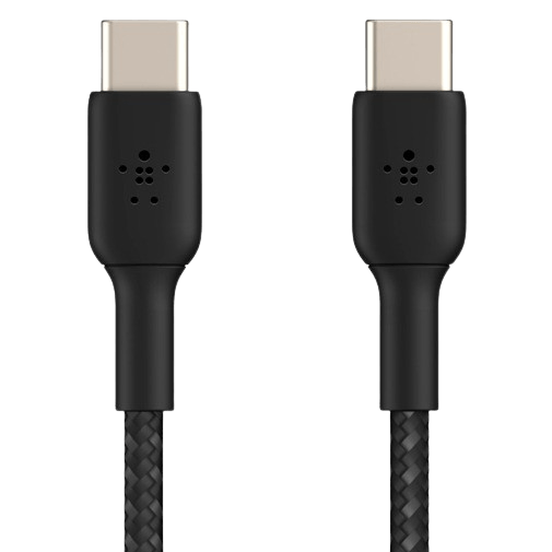 Belkin Boost Charge USB-C – USB-C Cabo Braided 1 Metro Preto