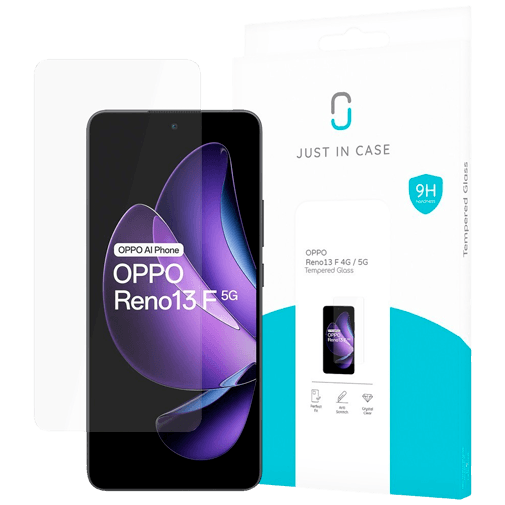 Just in Case Protector De Ecrã Transparente De Vidro Temperado OPPO Reno13 F