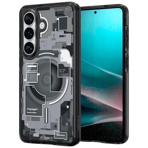 Spigen Ultra Hybrid MagFit Zero One TPU Back Cover Preto Samsung Galaxy S26