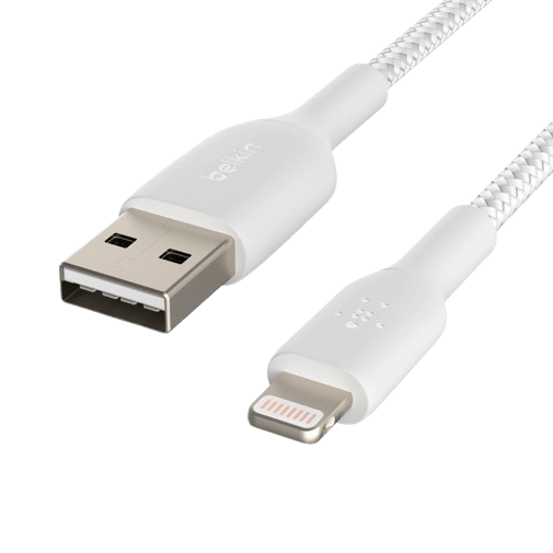 Belkin Boost Charge Lightning Cabo Braided 1 Metro Branco