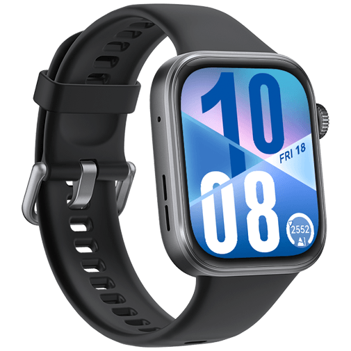 Huawei Watch Fit 4 Cinzento (Bracelete De Borracha Preta)