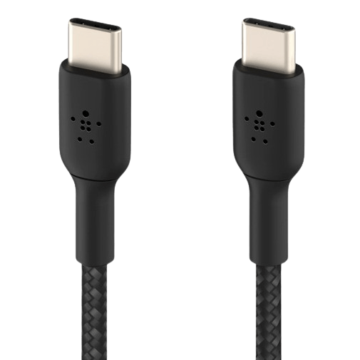 Belkin Boost Charge USB-C – USB-C Cabo Braided 1 Metro Preto