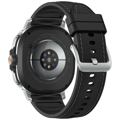 Samsung Galaxy Watch 8 Classic Prata (Correia Preto)
