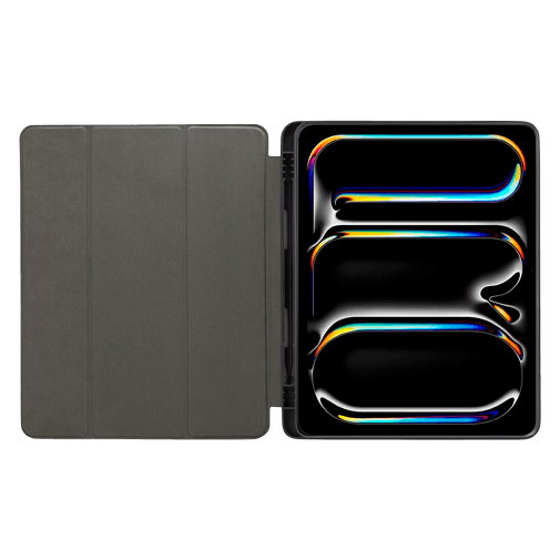 Mobilize PU-Couro Solid Folio Book Capa Preto Apple iPad Pro 2024/2025 13