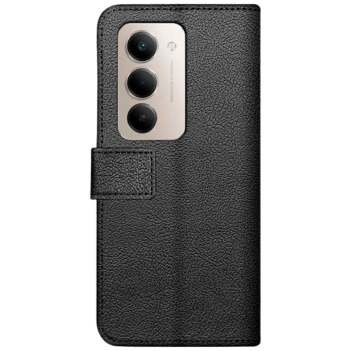 Just in Case PU-Couro Book Capa Preto Xiaomi Redmi 15/15 5G
