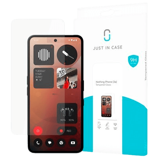 Just in Case Protector De Ecrã Transparente De Vidro Temperado Nothing Phone (3a)/(3a) Pro