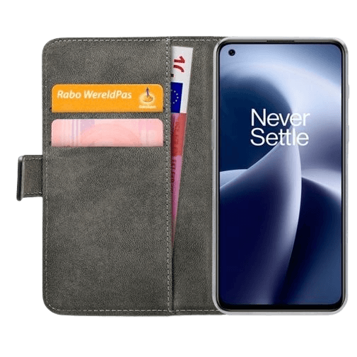Mobilize Book Case Couro-PU Preto OnePlus Nord 2T 5G