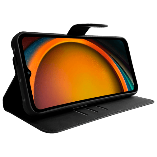 Just in Case PU-Couro Book Capa Preto Samsung Galaxy Xcover 7 Pro