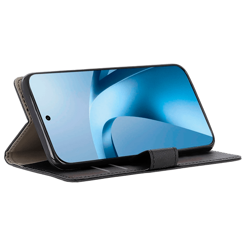 Just in Case PU-Couro Book Capa Preto Xiaomi 17T