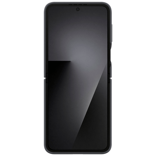 Samsung Silicone Back Cover com Anel Preto Samsung Galaxy Z Flip 6/Flip 7 FE