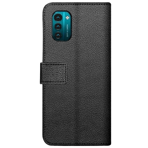 Just in Case Book Case Couro-PU Preto Nokia G11/G21