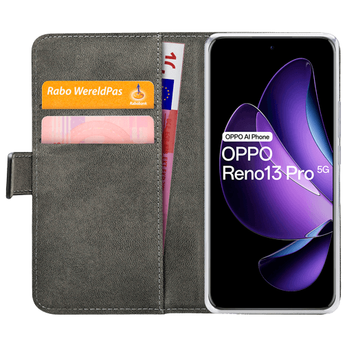 Mobilize Pu-Couro Book Capa Preto OPPO Reno13 Pro