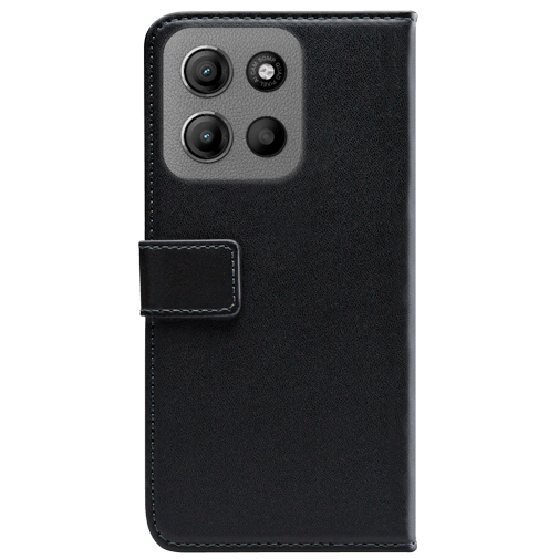 Mobilize Pu-Couro Book Capa Preto Motorola Moto G15/G15 Power