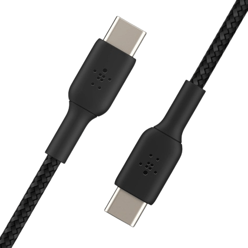 Belkin Boost Charge USB-C – USB-C Cabo Braided 1 Metro Preto