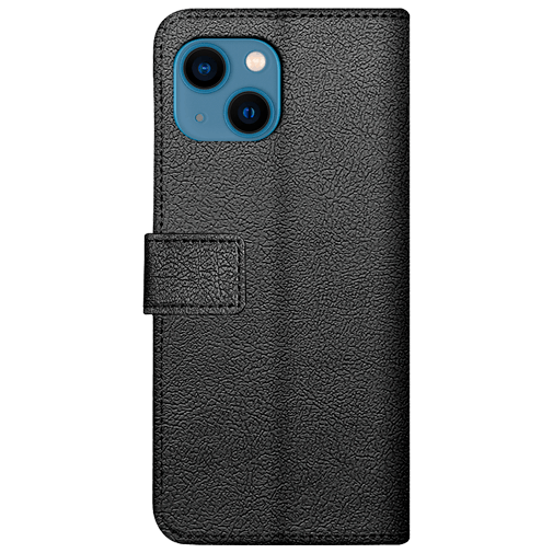 Just in Case Pu-Couro Book Capa Preto Apple iPhone 15 Plus